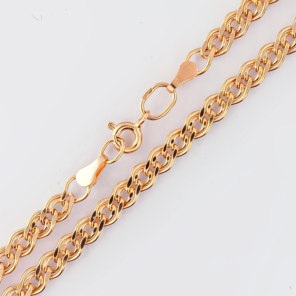 Браслет из красного золота 585 пробы