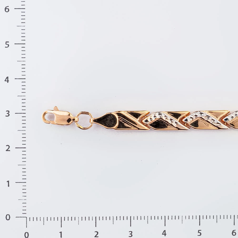 Браслет из красного золота 585 пробы