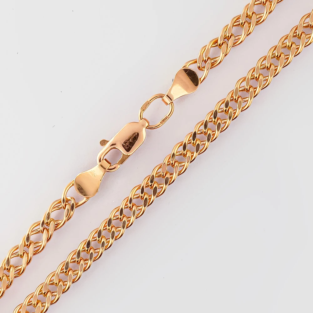 Браслет из красного золота 585 пробы