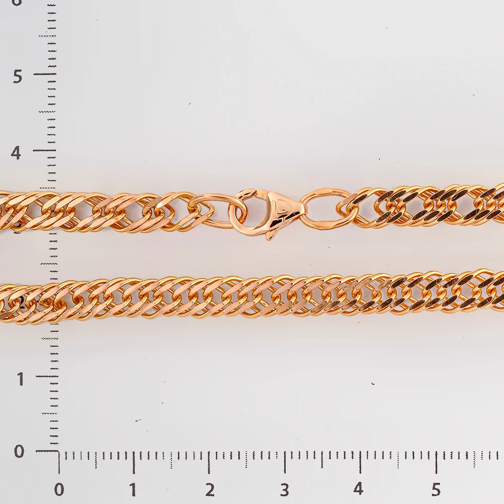 Браслет из красного золота 585 пробы