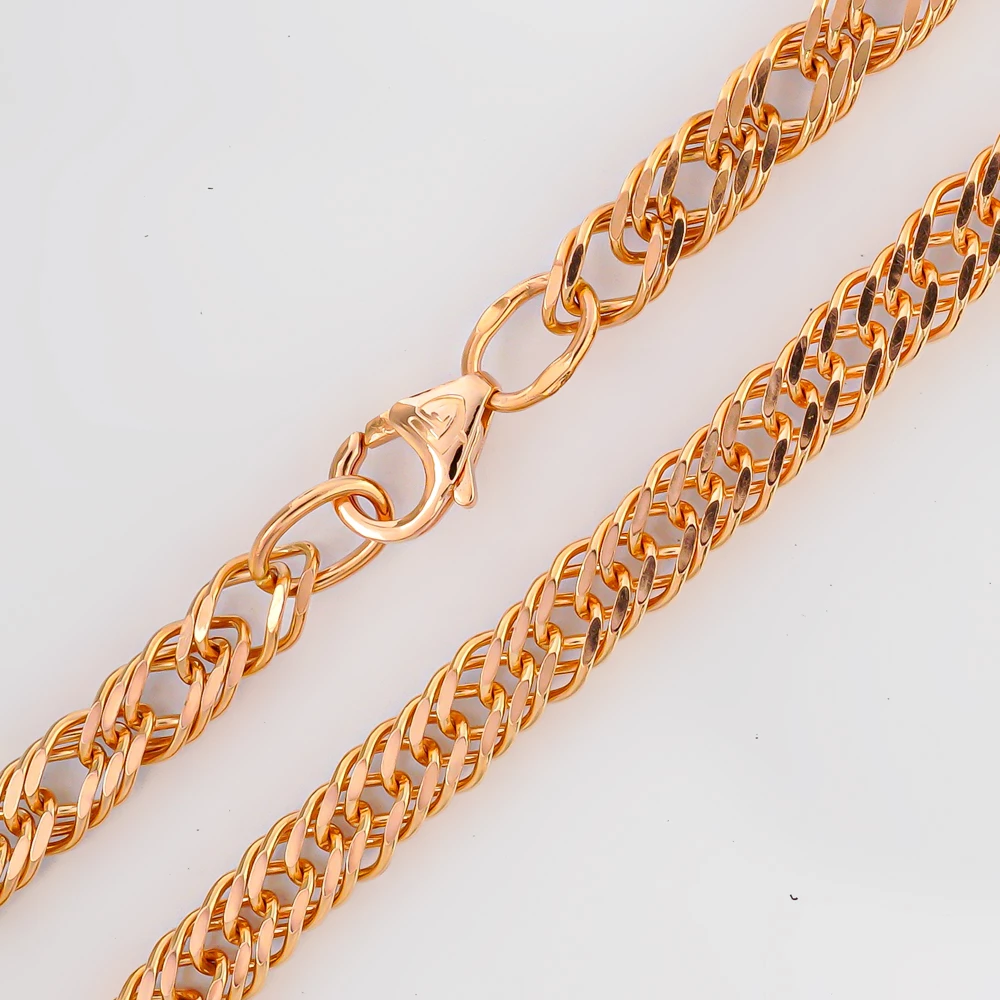 Браслет из красного золота 585 пробы