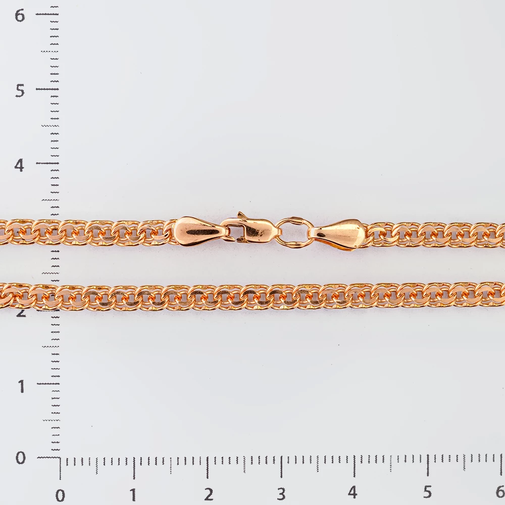 Браслет из красного золота 585 пробы