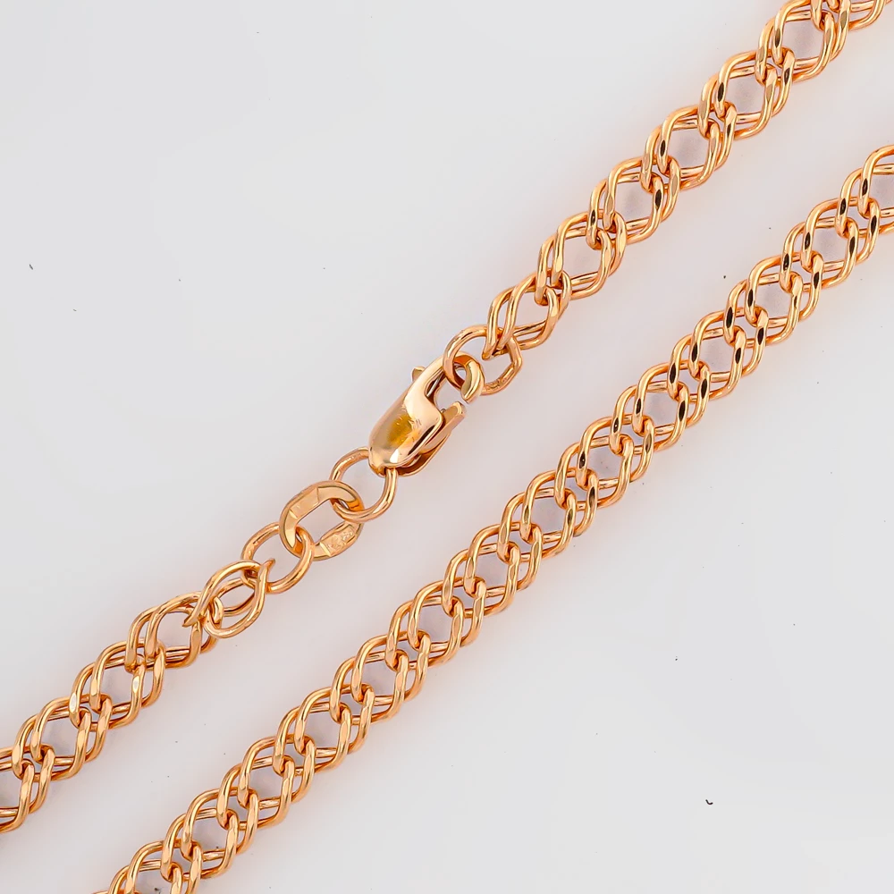 Браслет из красного золота 585 пробы