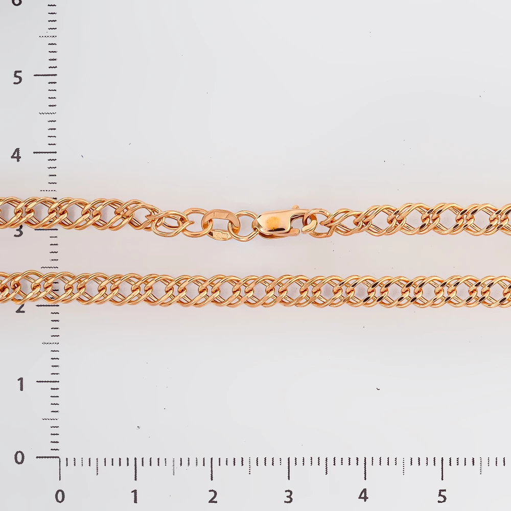 Браслет из красного золота 585 пробы