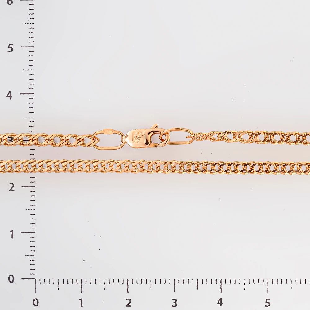 Браслет из красного золота 585 пробы