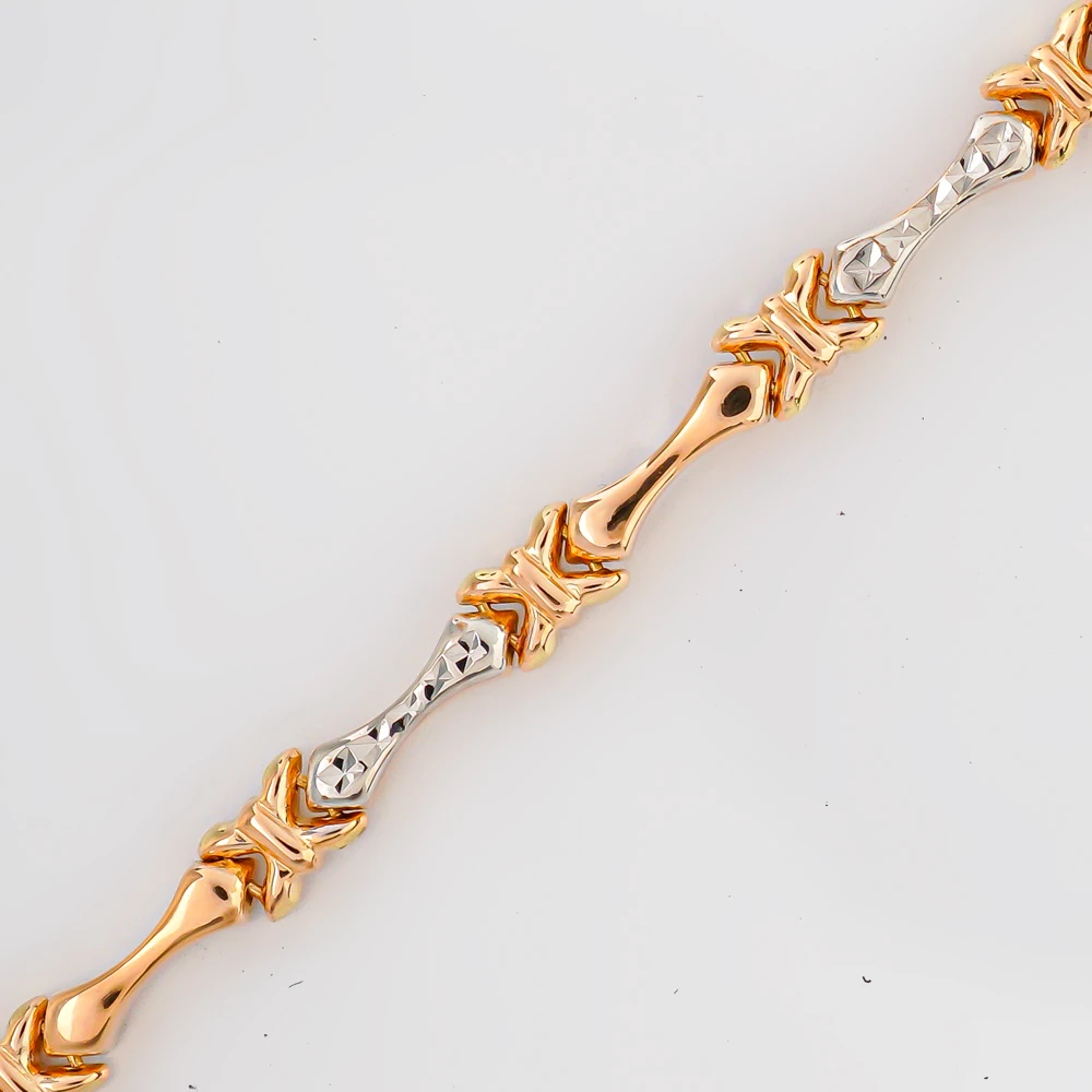 Браслет из красного золота 585 пробы