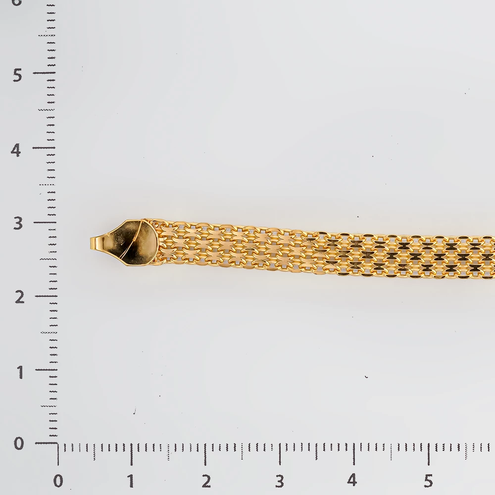 Браслет из желтого золота 585 пробы