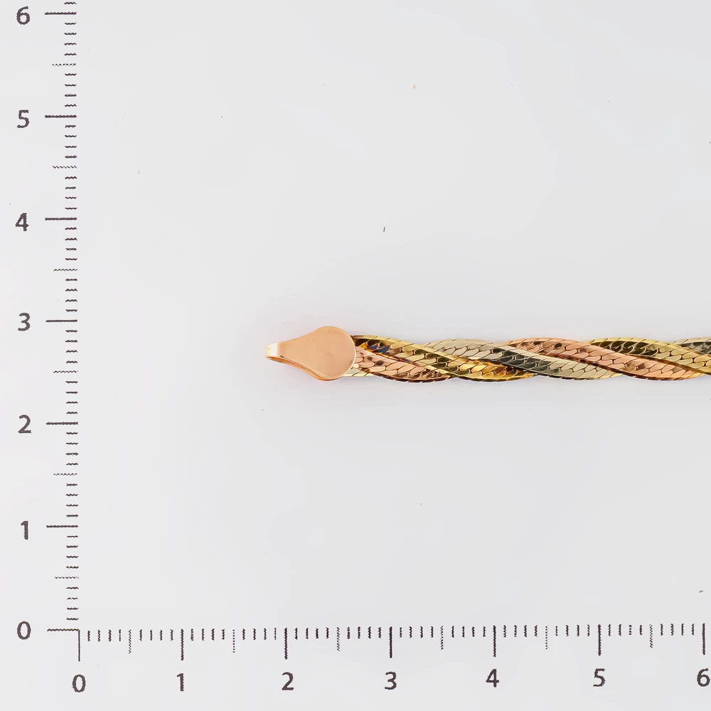 Браслет из красного золота 585 пробы