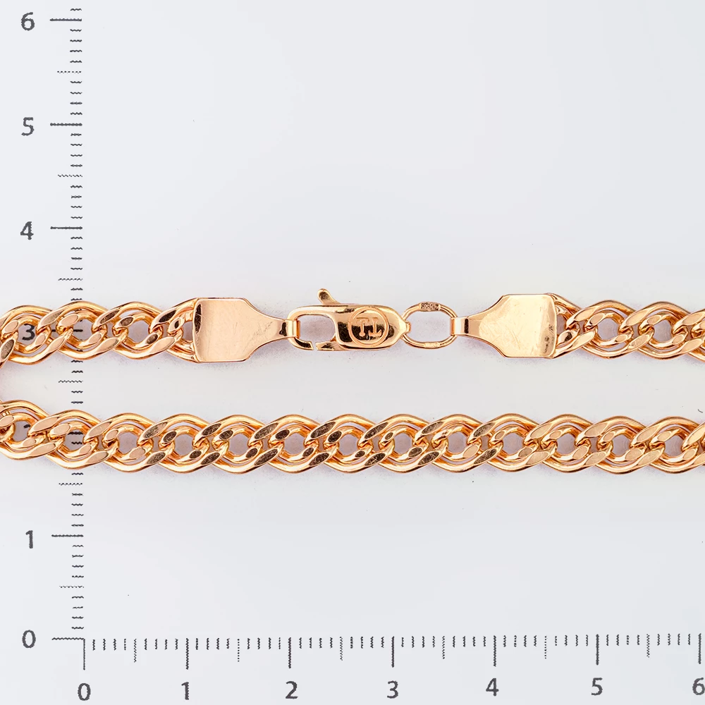 Браслет из красного золота 585 пробы