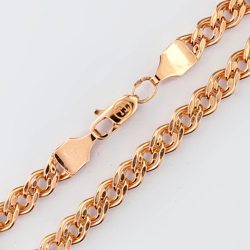 Браслет из красного золота 585 пробы