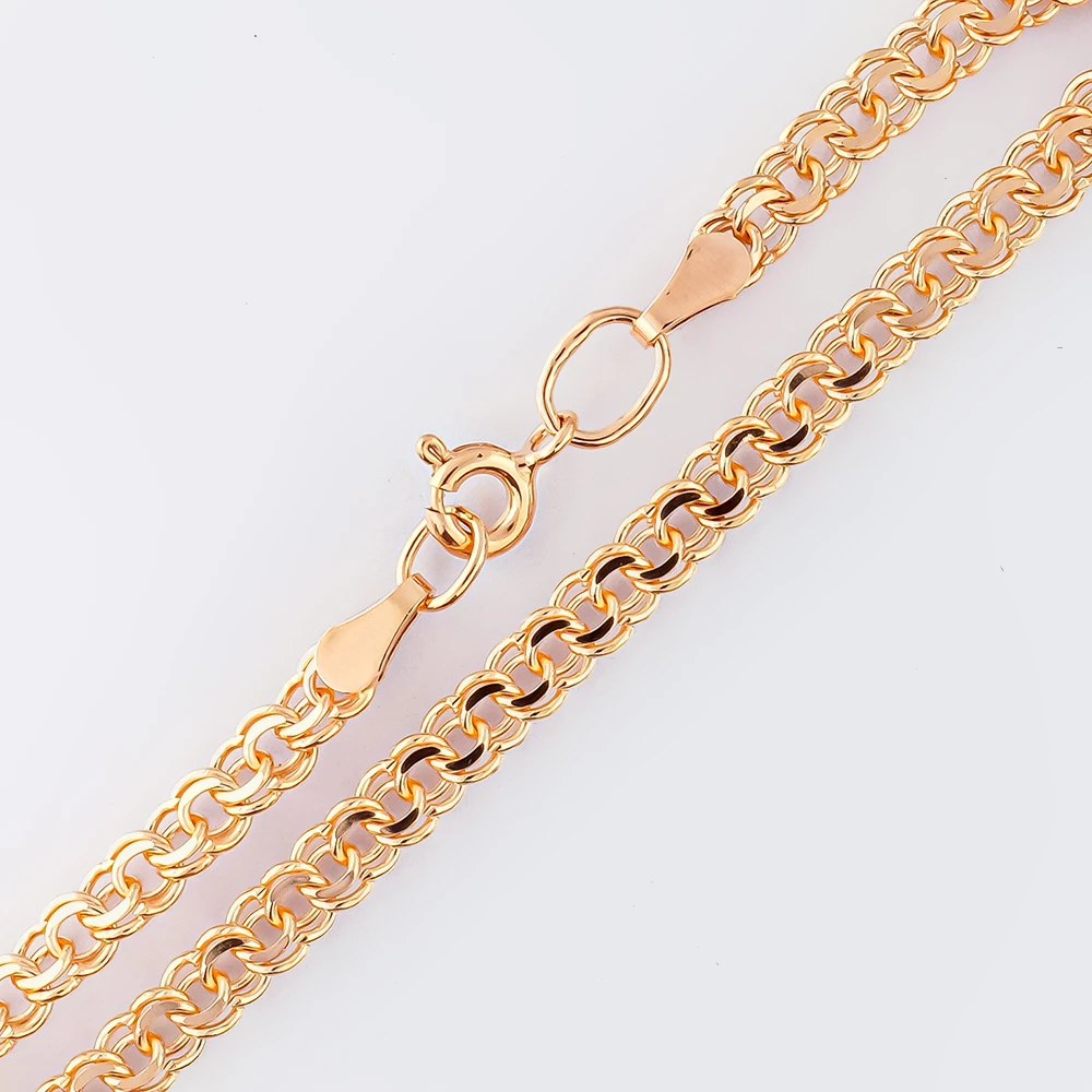 Браслет из красного золота 585 пробы