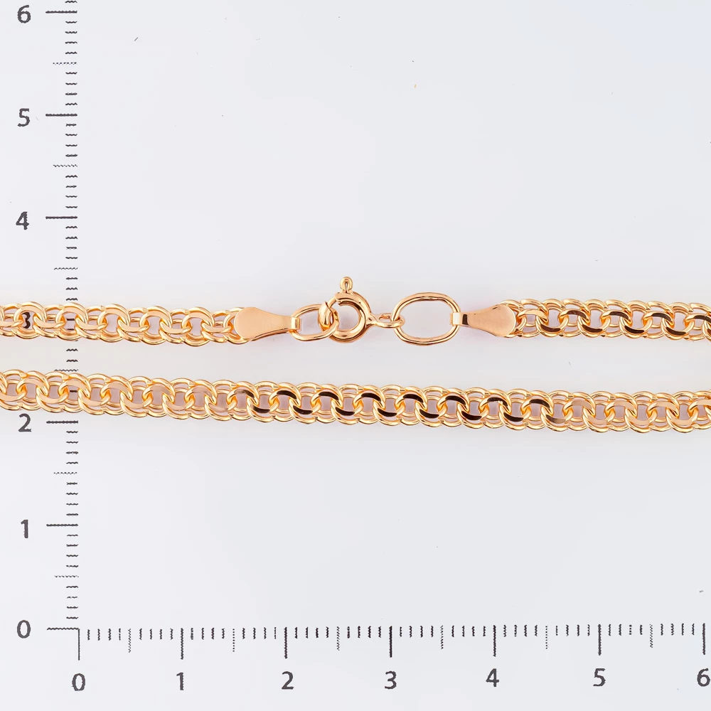 Браслет из красного золота 585 пробы