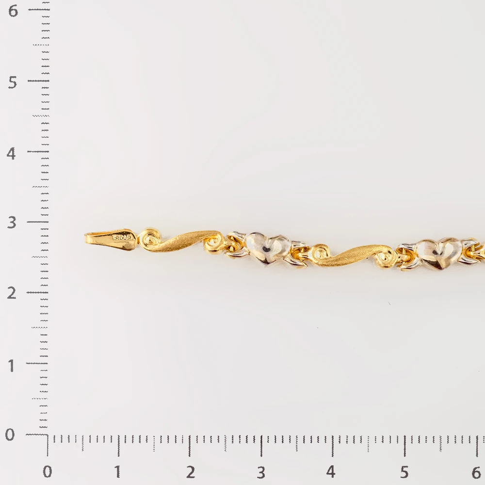 Браслет из желтого золота 585 пробы