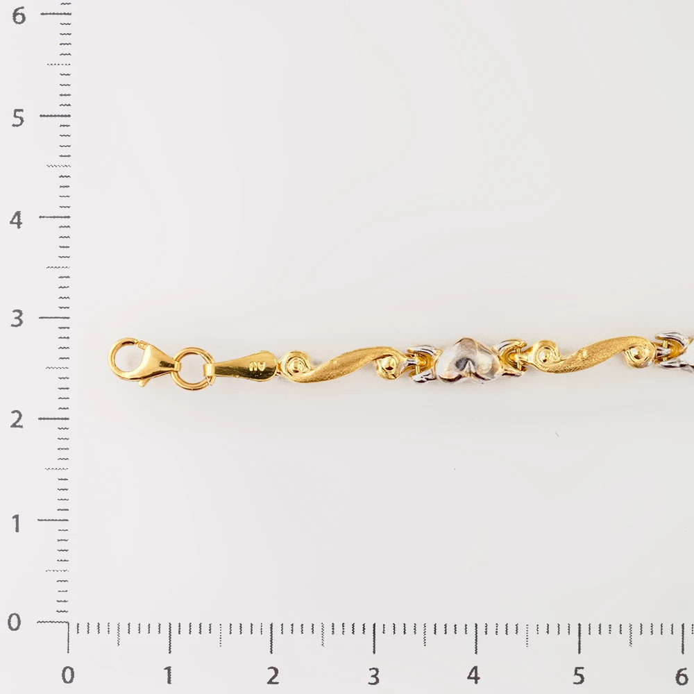 Браслет из желтого золота 585 пробы