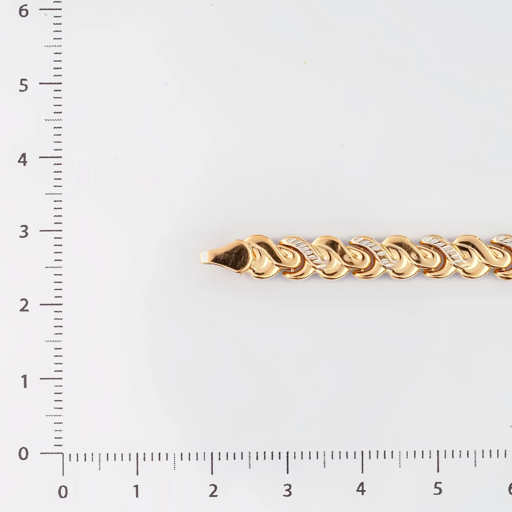 Браслет из красного золота 585 пробы