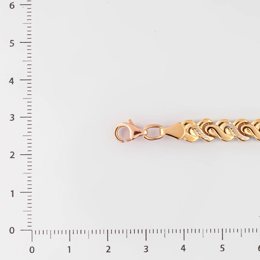 Браслет из красного золота 585 пробы