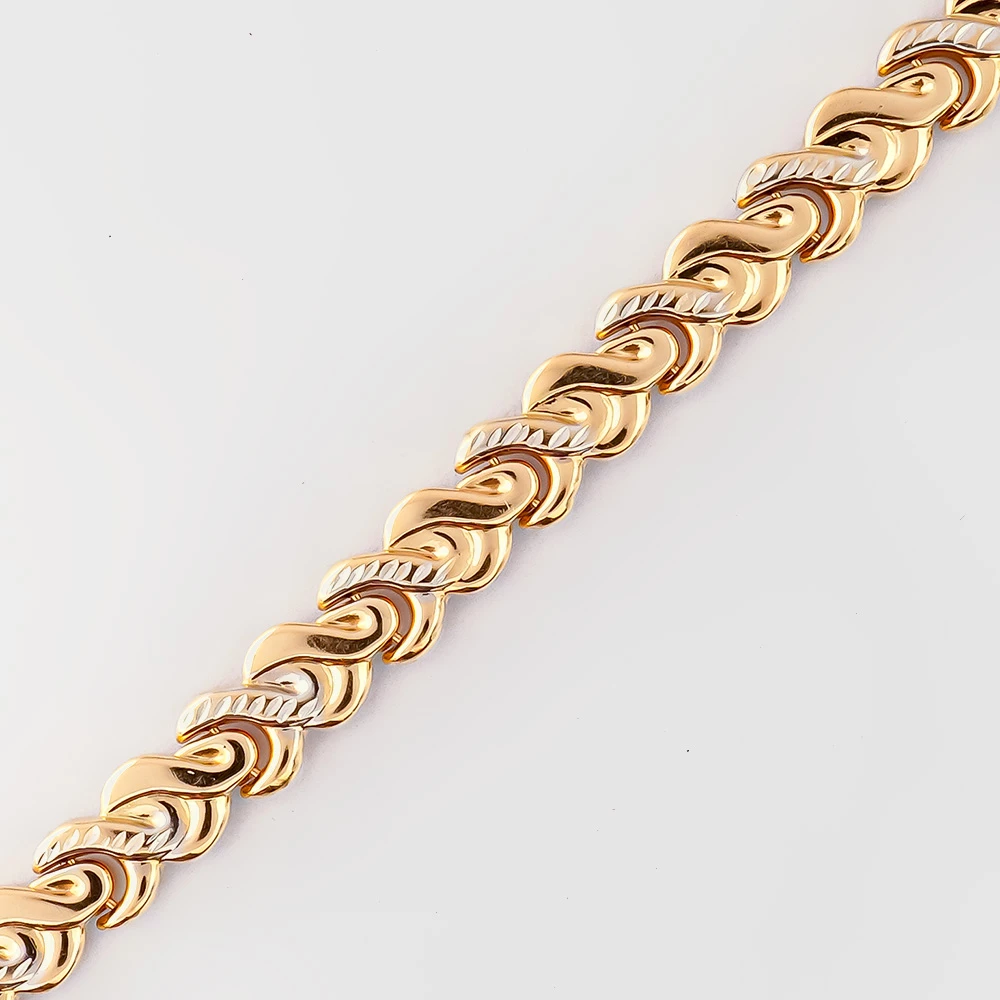 Браслет из красного золота 585 пробы