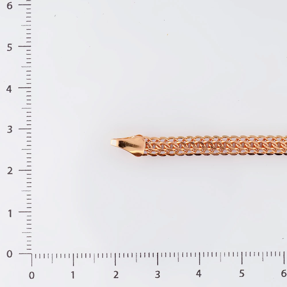 Браслет из красного золота 585 пробы