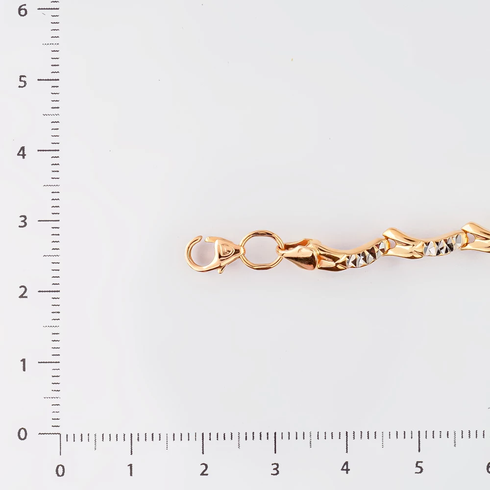 Браслет из красного золота 585 пробы