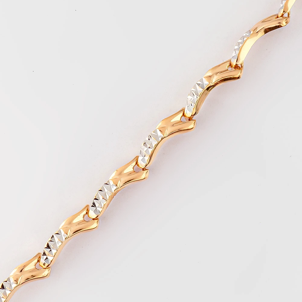 Браслет из красного золота 585 пробы