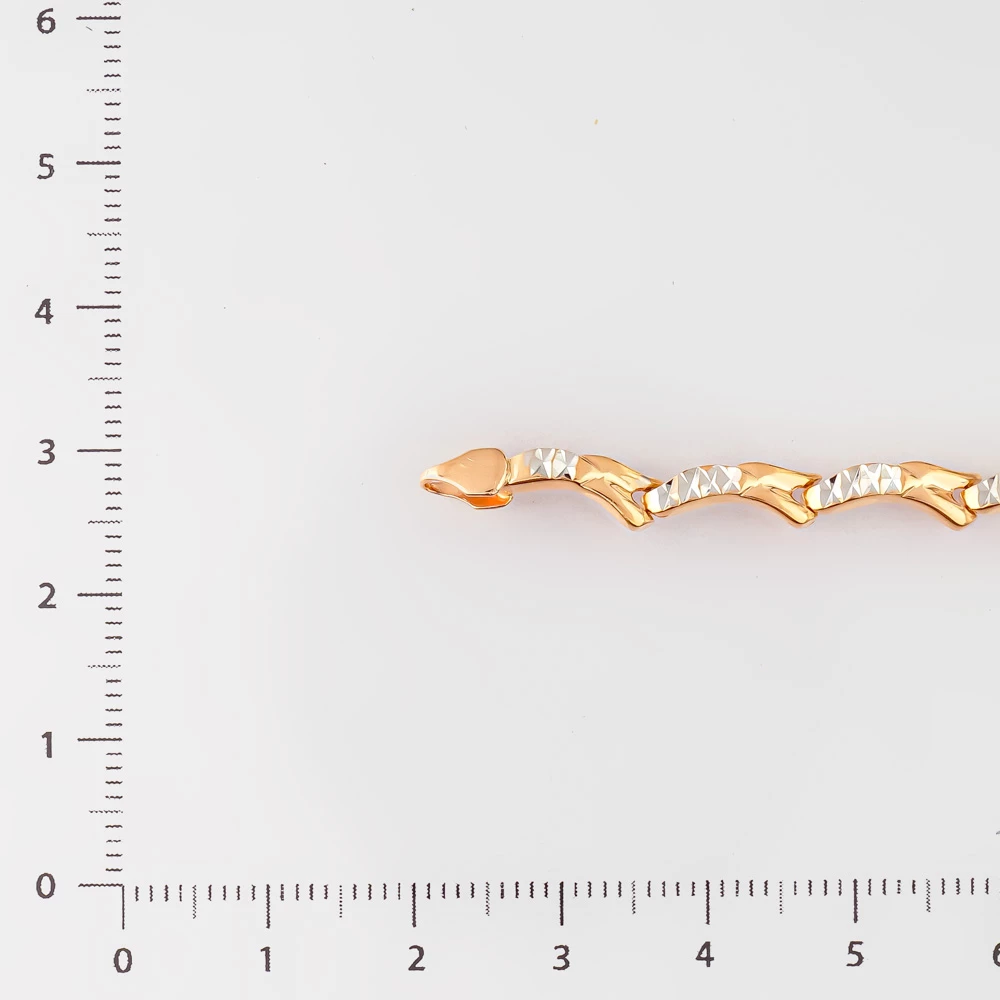 Браслет из красного золота 585 пробы