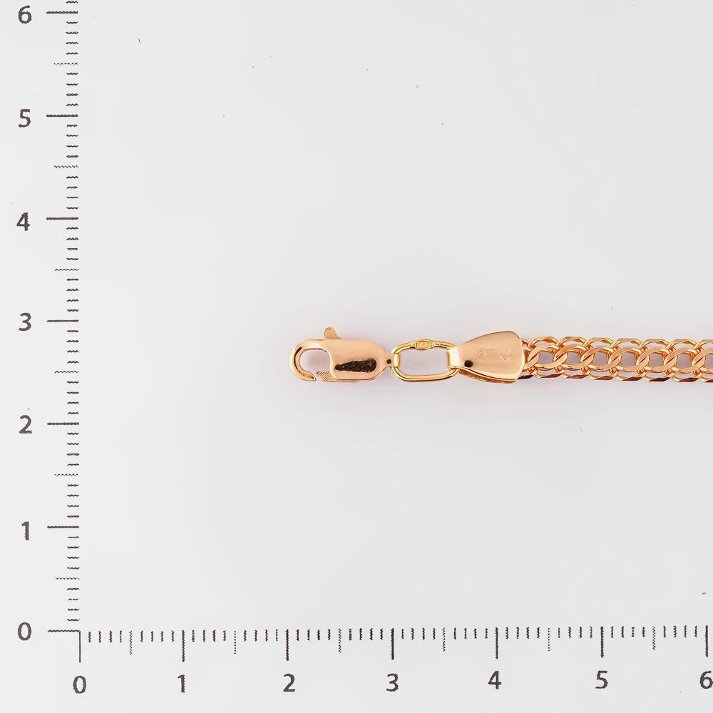 Браслет из красного золота 585 пробы