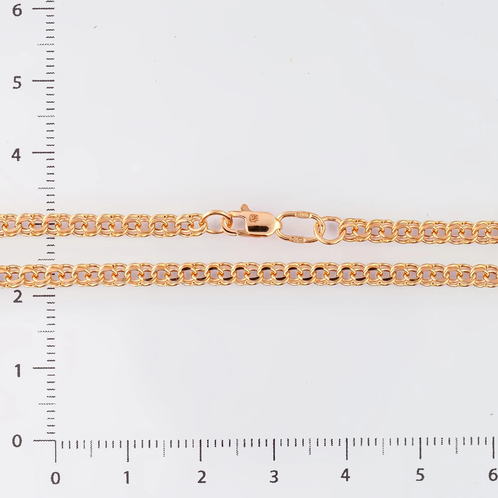 Браслет из красного золота 585 пробы