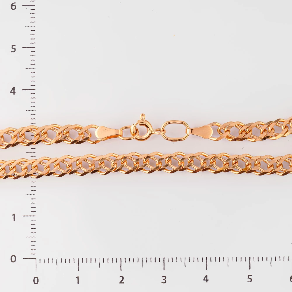 Браслет из красного золота 585 пробы