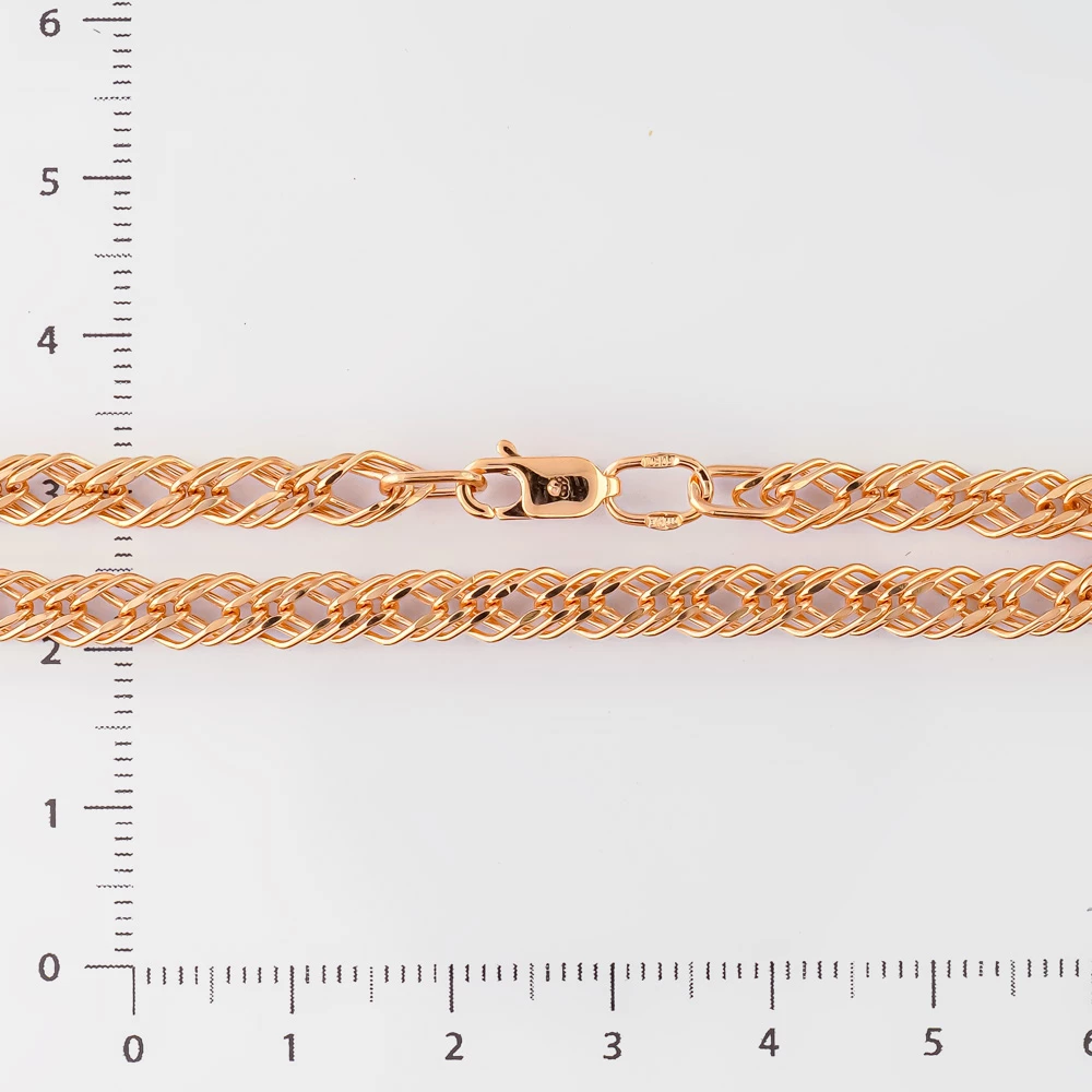 Браслет из красного золота 585 пробы