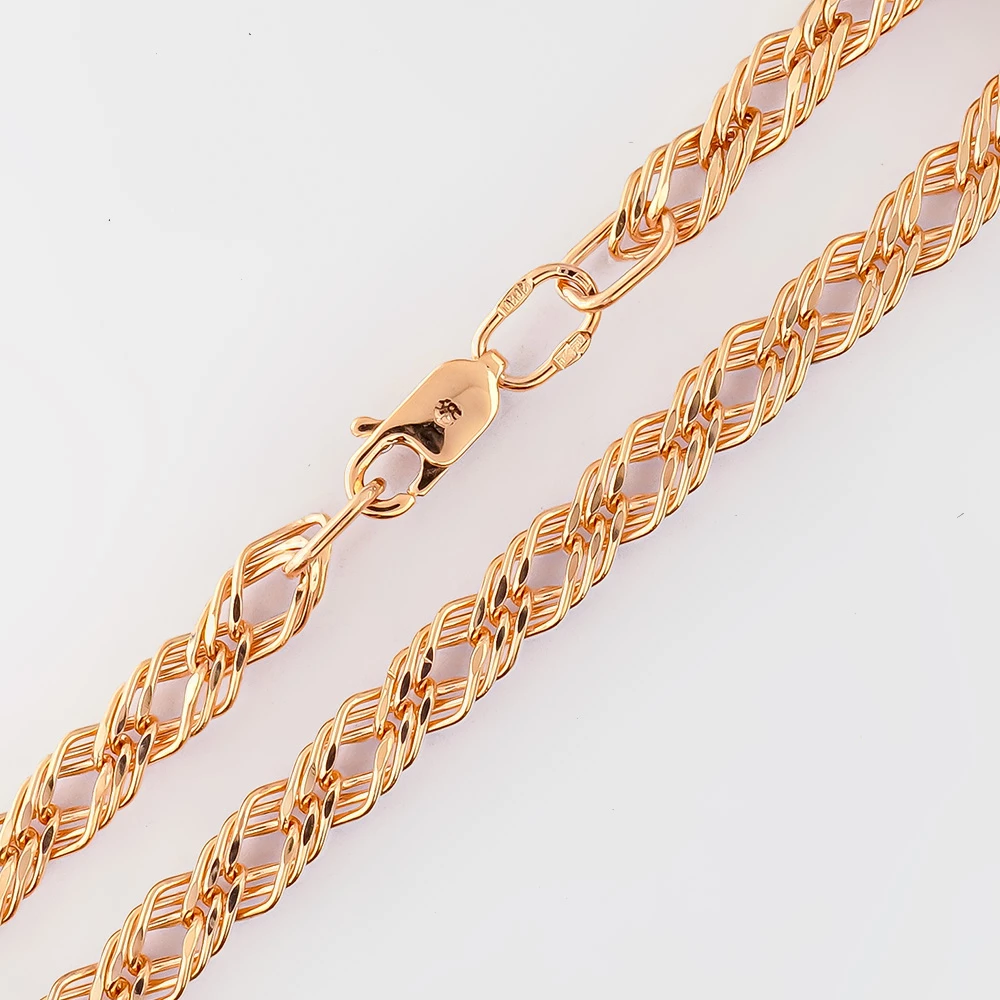 Браслет из красного золота 585 пробы