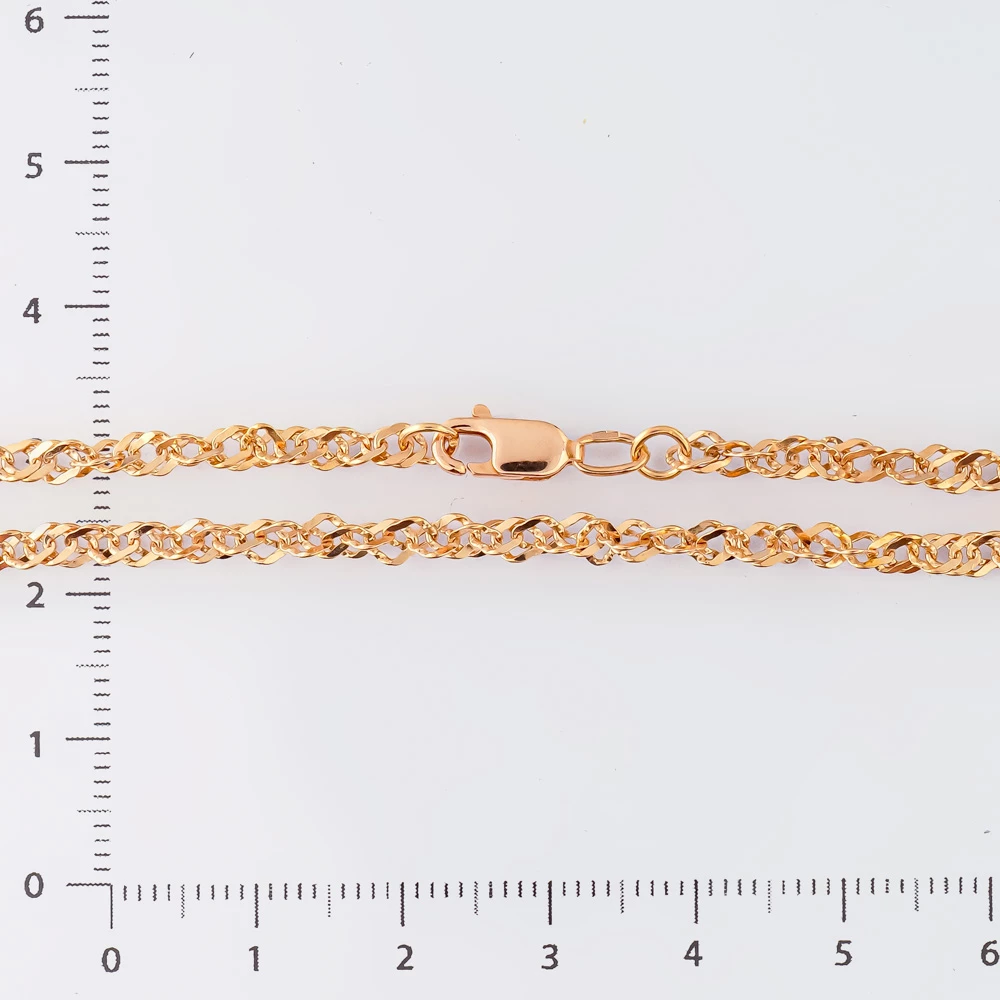 Браслет из красного золота 585 пробы