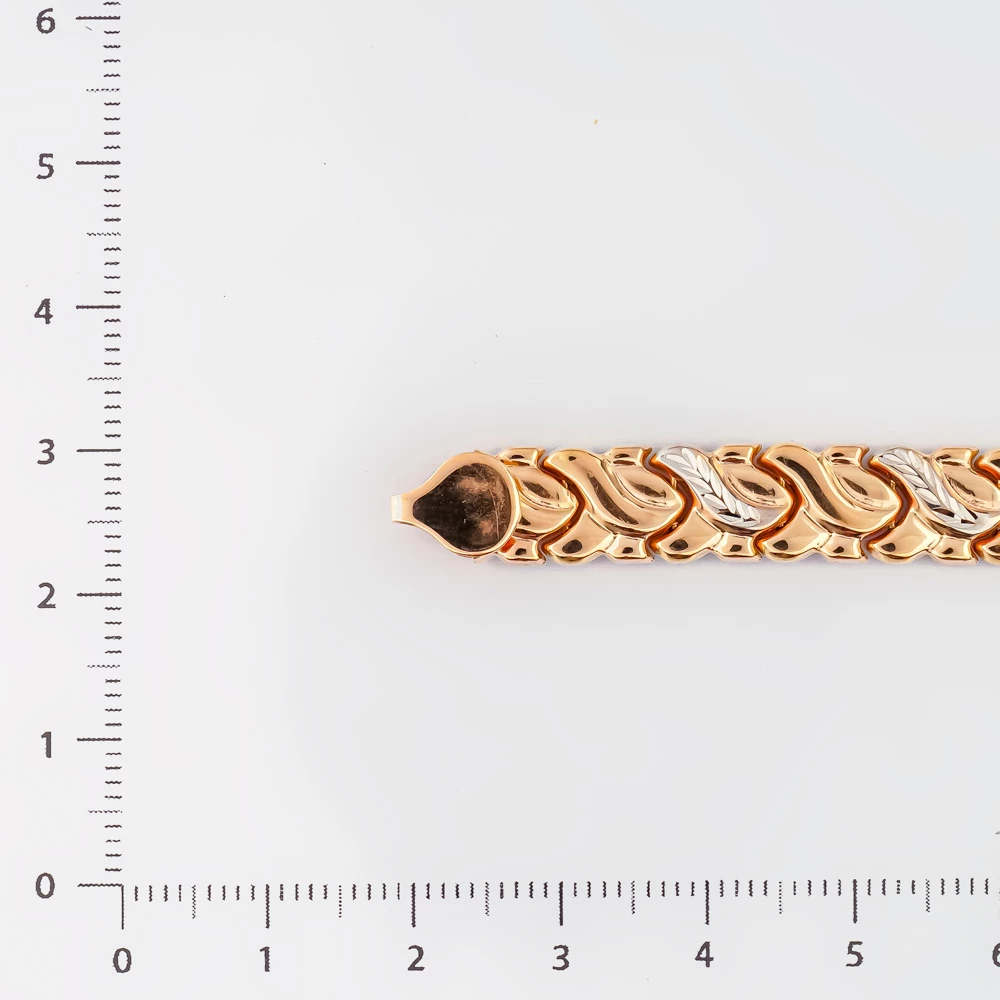 Браслет из красного золота 585 пробы