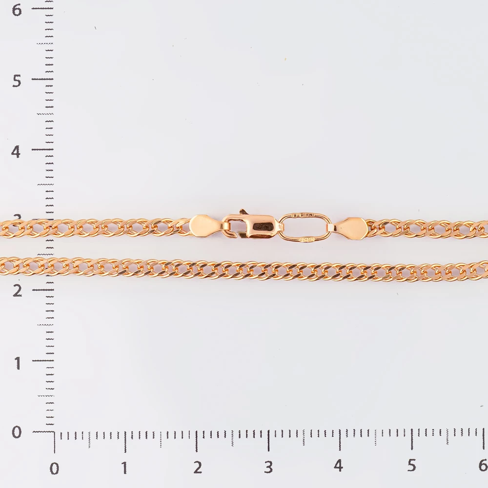 Браслет из красного золота 585 пробы