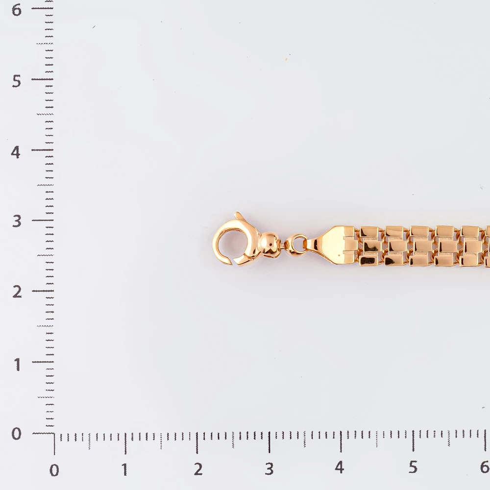 Браслет из красного золота 585 пробы