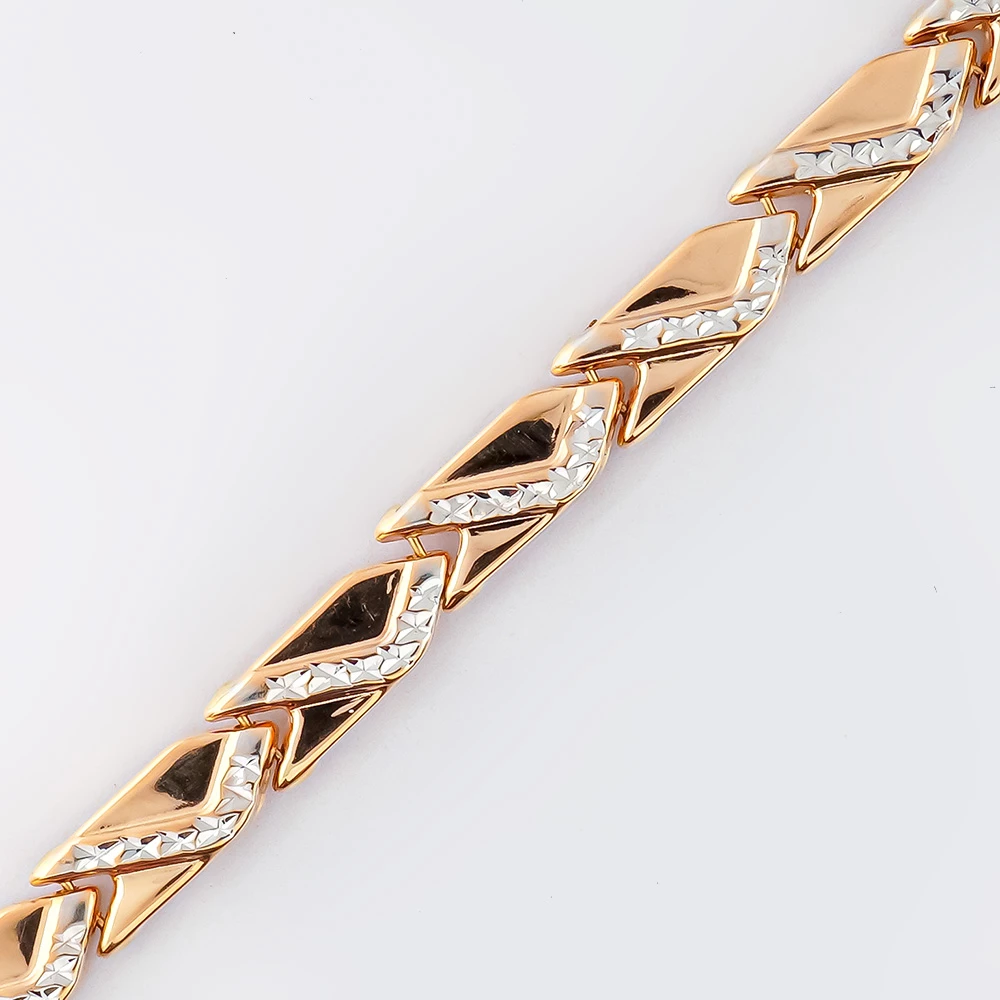 Браслет из красного золота 585 пробы