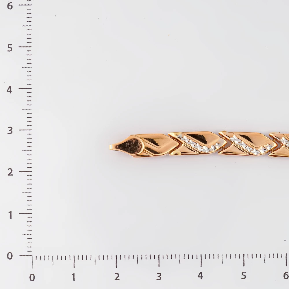 Браслет из красного золота 585 пробы