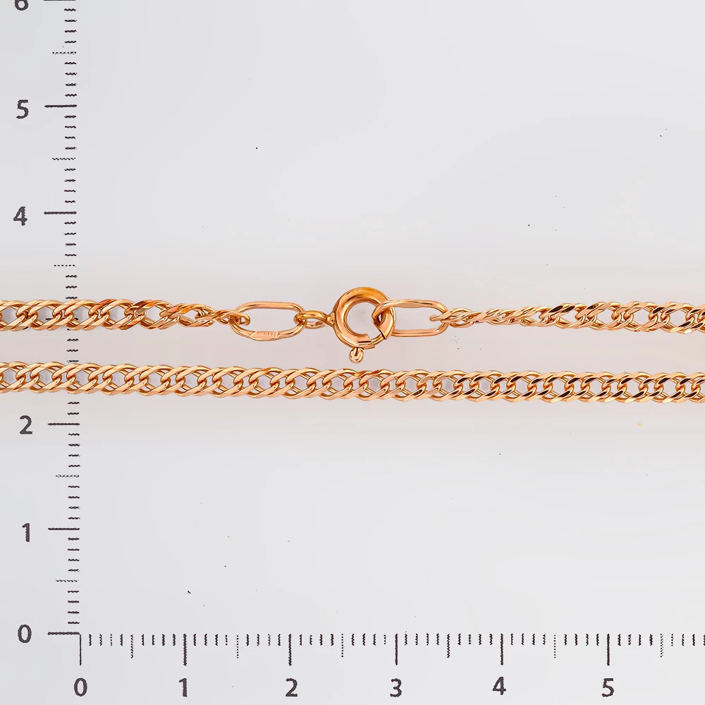 Браслет из красного золота 585 пробы