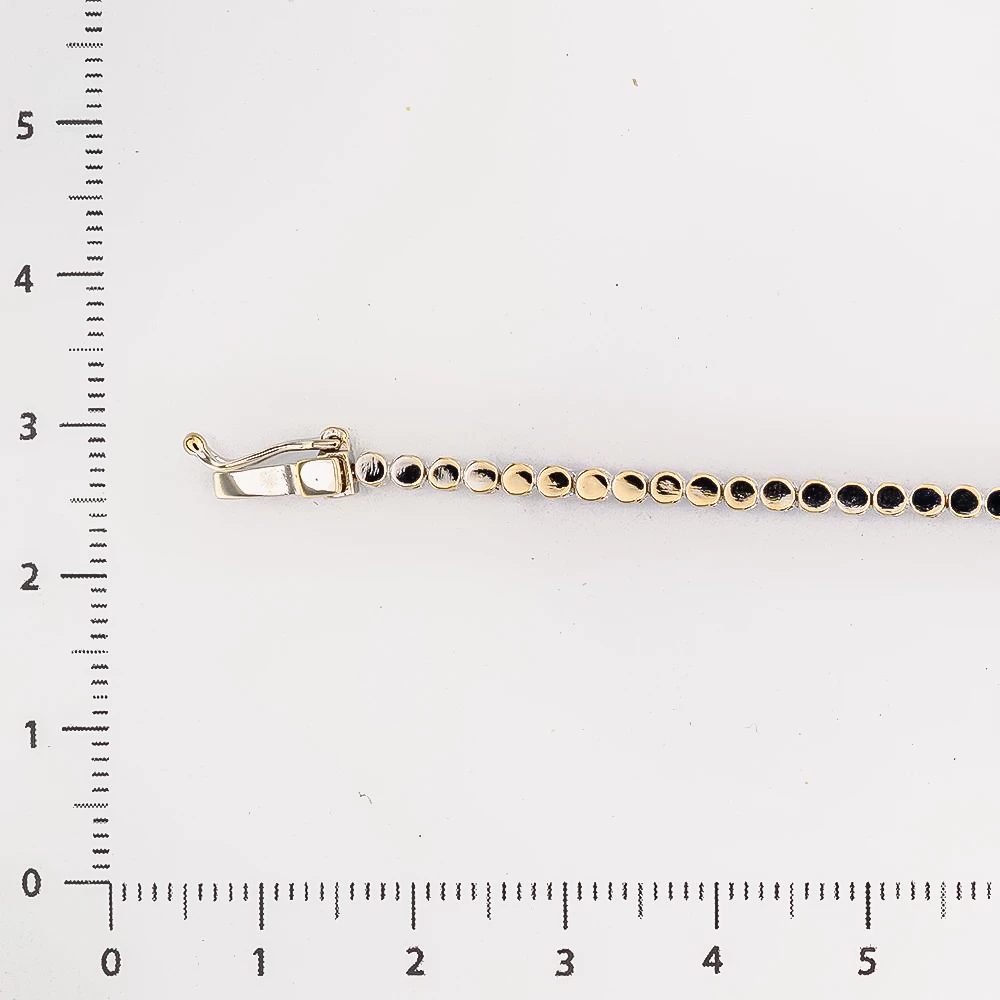 Браслет с бриллиантом из белого золота 585 пробы