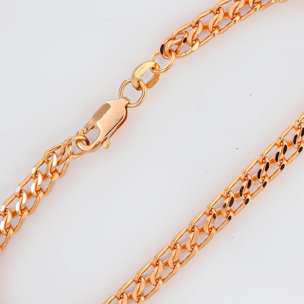 Браслет из красного золота 585 пробы