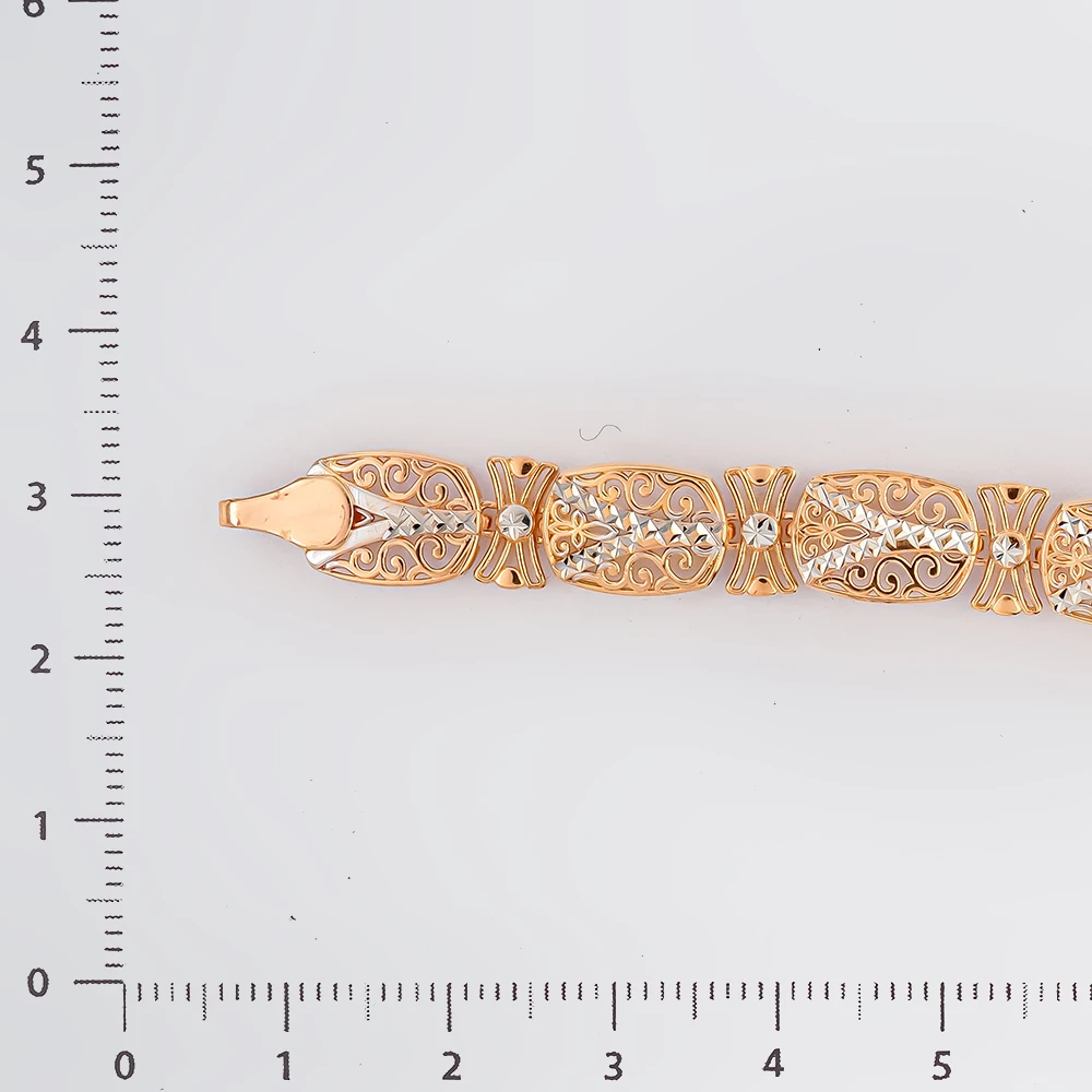 Браслет из красного золота 585 пробы