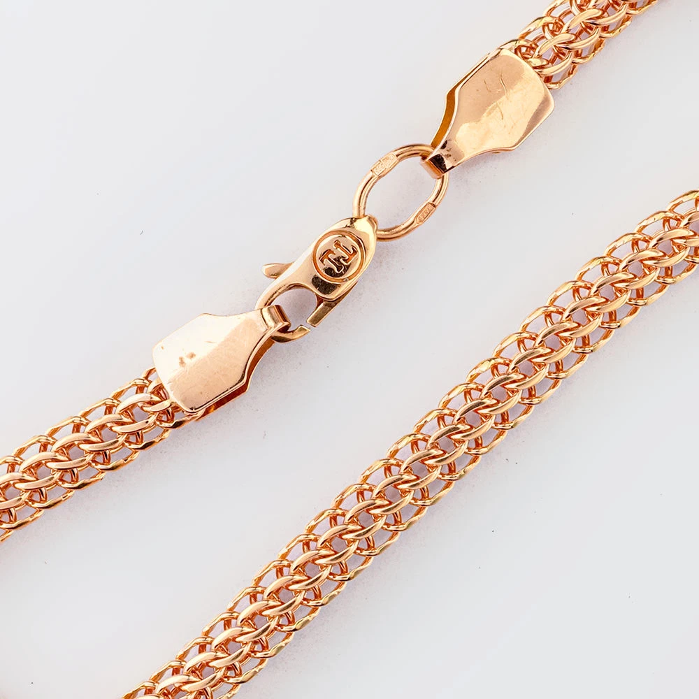 Браслет из красного золота 585 пробы