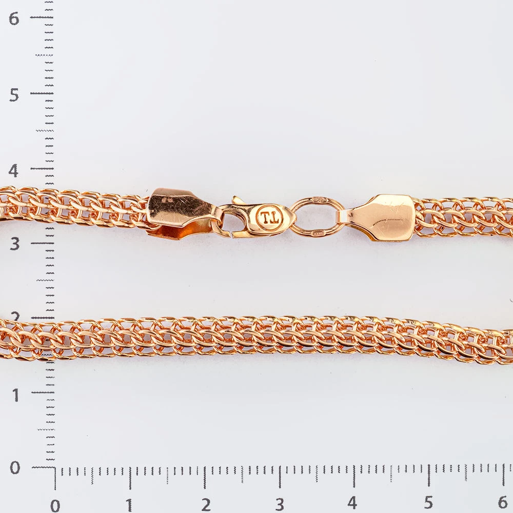 Браслет из красного золота 585 пробы