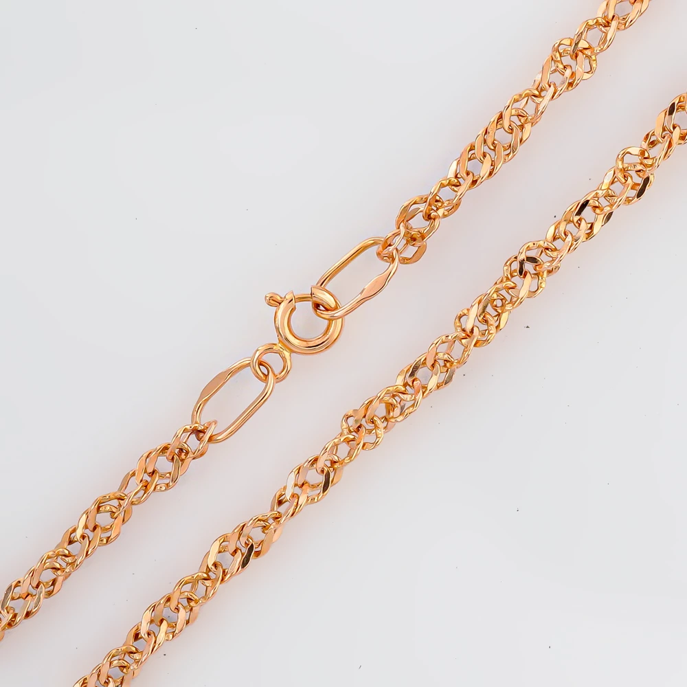 Браслет из красного золота 585 пробы