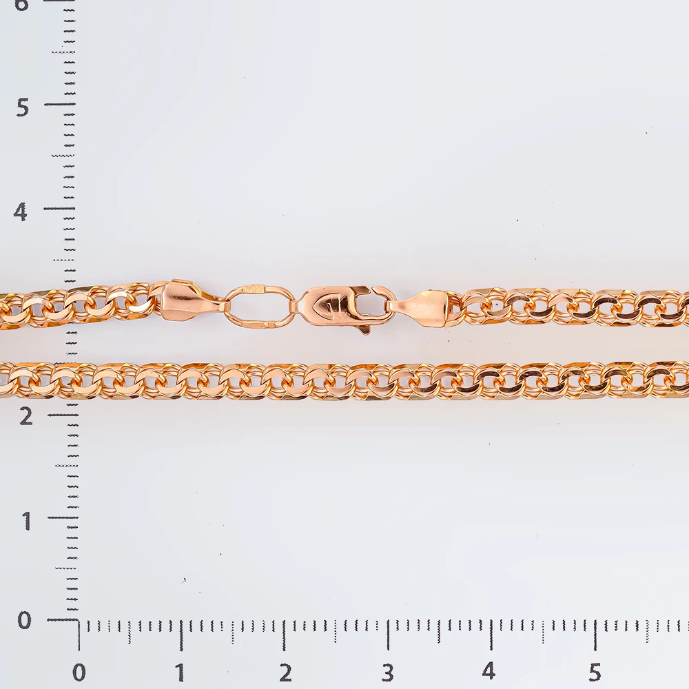 Браслет из красного золота 585 пробы