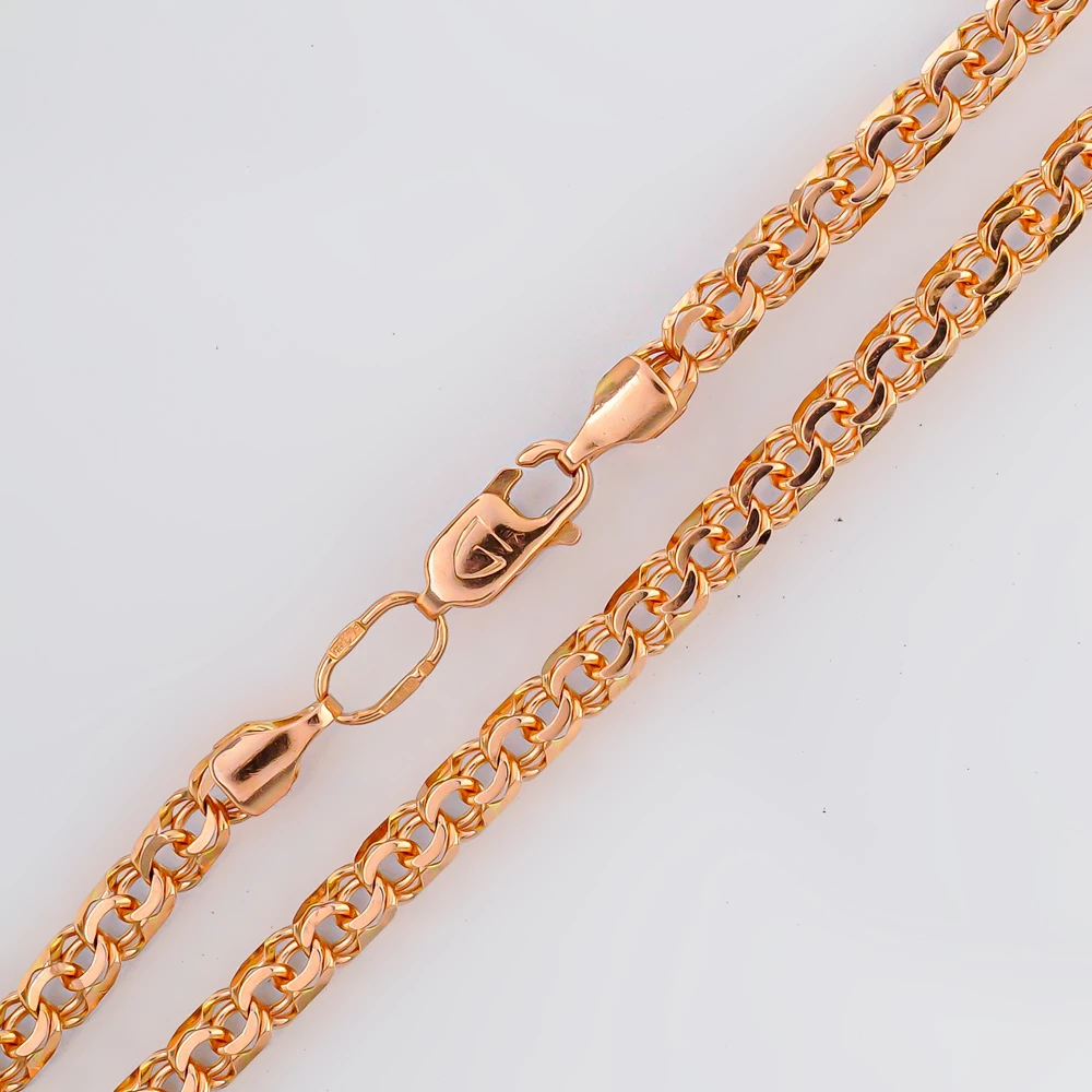 Браслет из красного золота 585 пробы