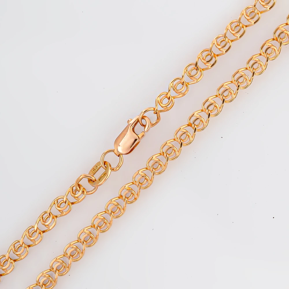 Браслет из красного золота 585 пробы