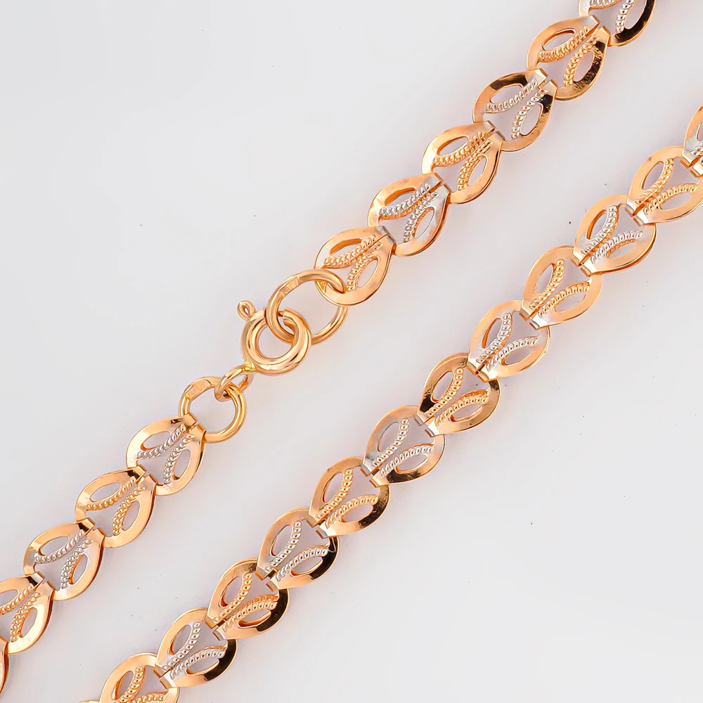 Браслет из красного золота 585 пробы