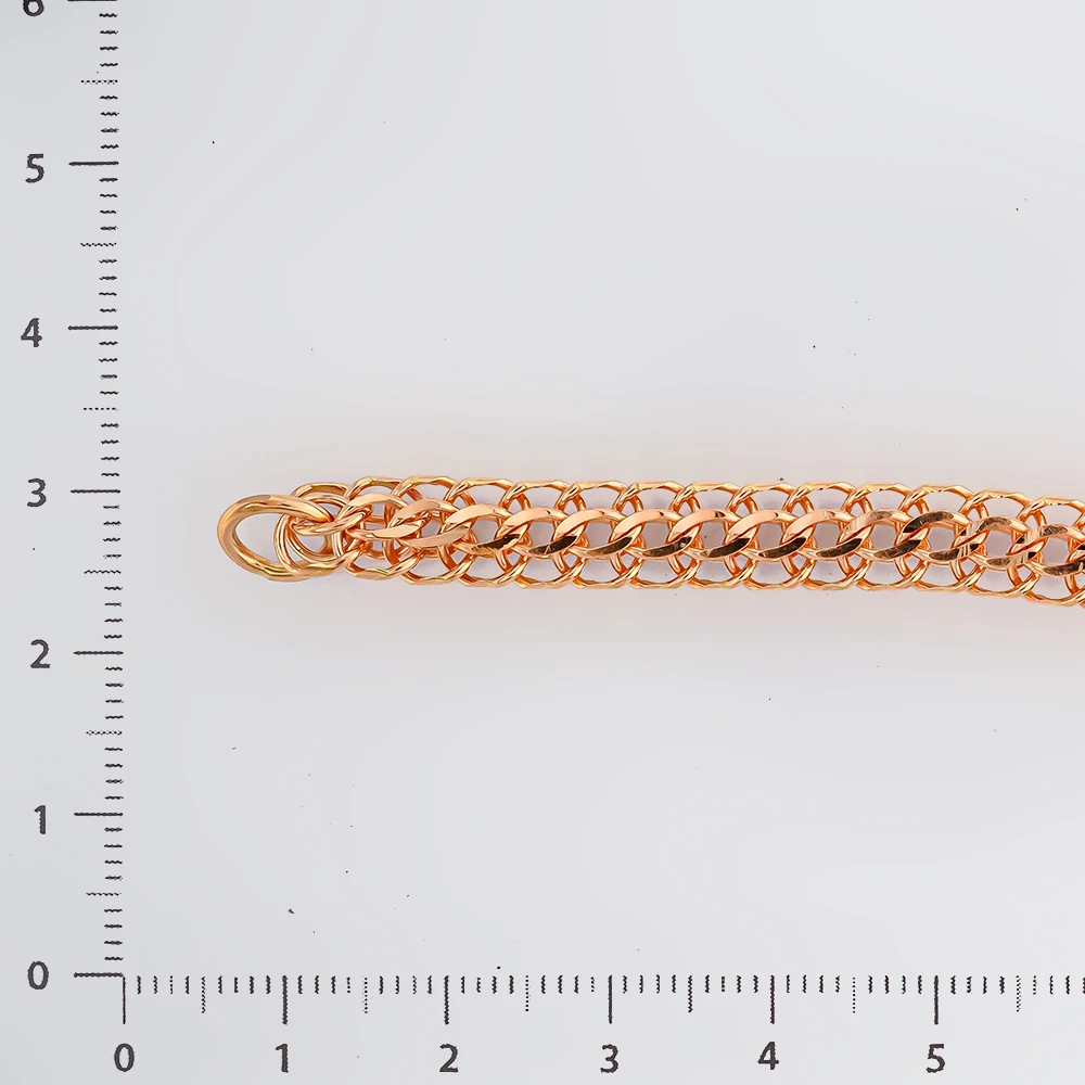 Браслет из красного золота 585 пробы