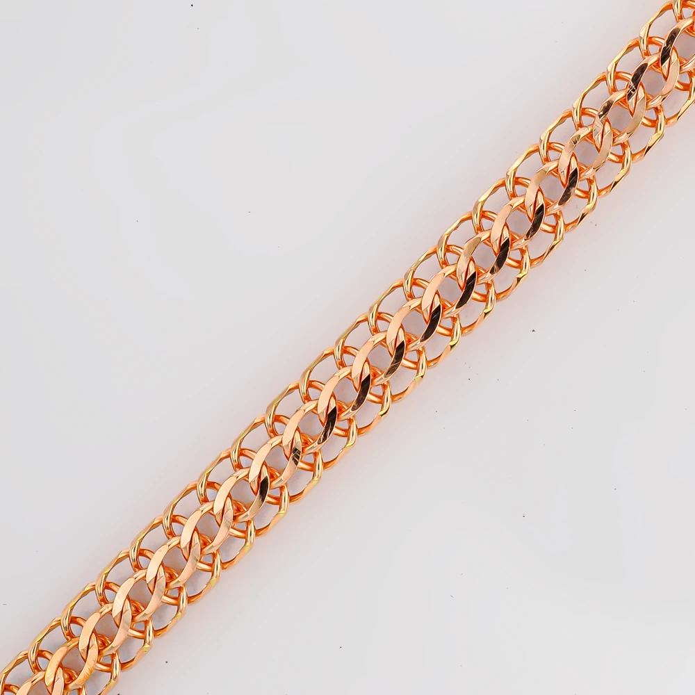 Браслет из красного золота 585 пробы