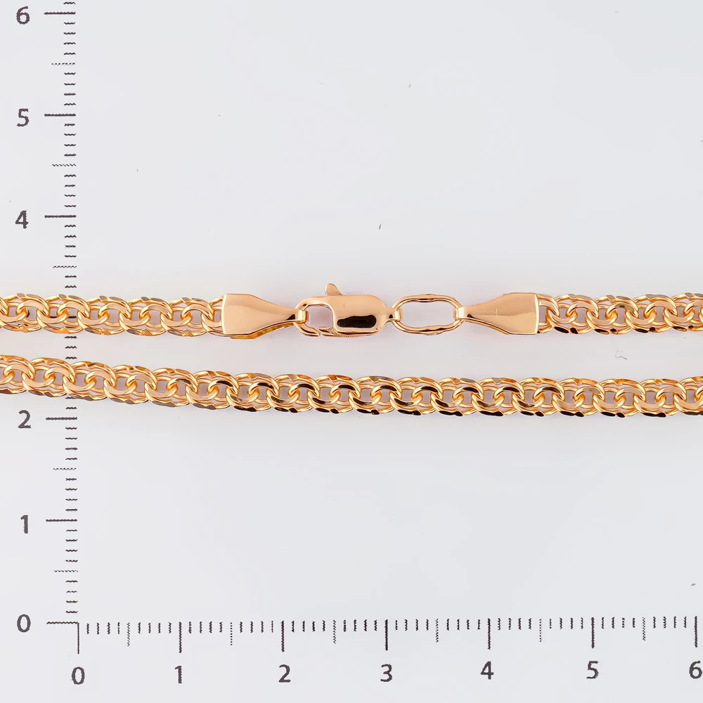 Браслет из красного золота 585 пробы